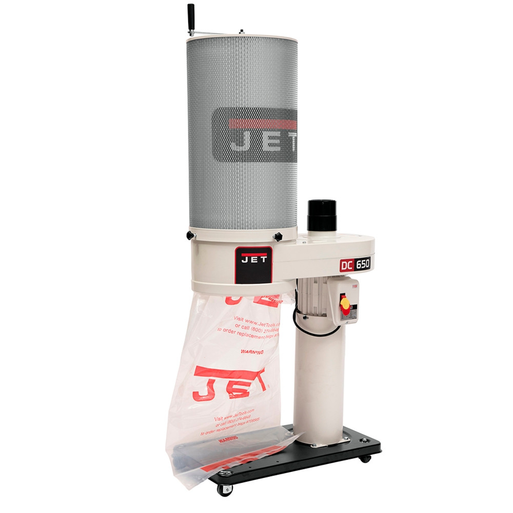 JET  Model DC-650CK 1HP 650CFM Dust Collector W/ 2 Micron Canister Filter