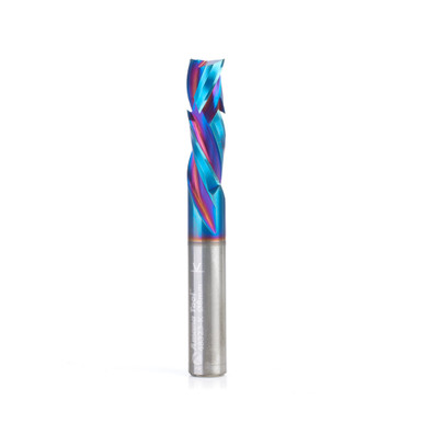 Amana Tool 48323-K-M CNC SC Spektra Extreme Tool Life Coated Compression Spiral 8mm D x 25mm CH x 8mm SHK x 64mm Long 3 Flute Router Bit
