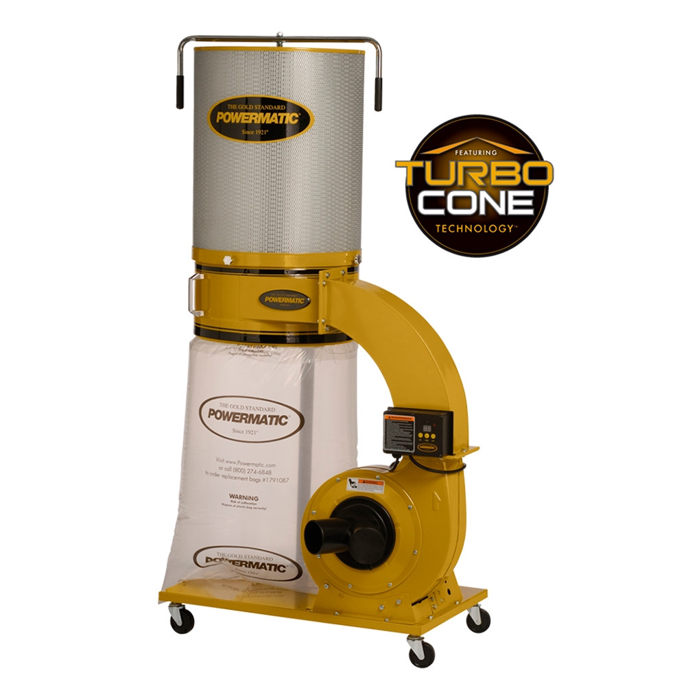 Powermatic  Model PM1300TX-CK 1.75HP 1-Phase 115/230V Dust Collector & 2-Micron Canister Kit