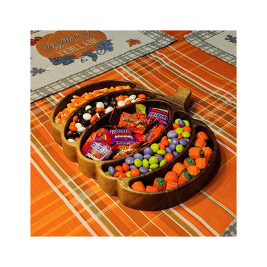 Pumpkin Tray CNC Plans, Downloadable and Customizable