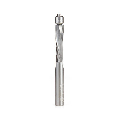 Amana Tool 46404 SC UltraTrim Spiral 1/2 D x 2 Inch CH x 1/2 SHK x 4-3/4 Inch Long w/ Double Lower BB Down-Cut Router Bit