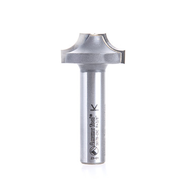 Amana Tool 56179-CNC Carbide Tipped Plunging Beading 3/8 R x 1-1/4 D x 19/32 CH x 1/2 Inch SHK Router Bit