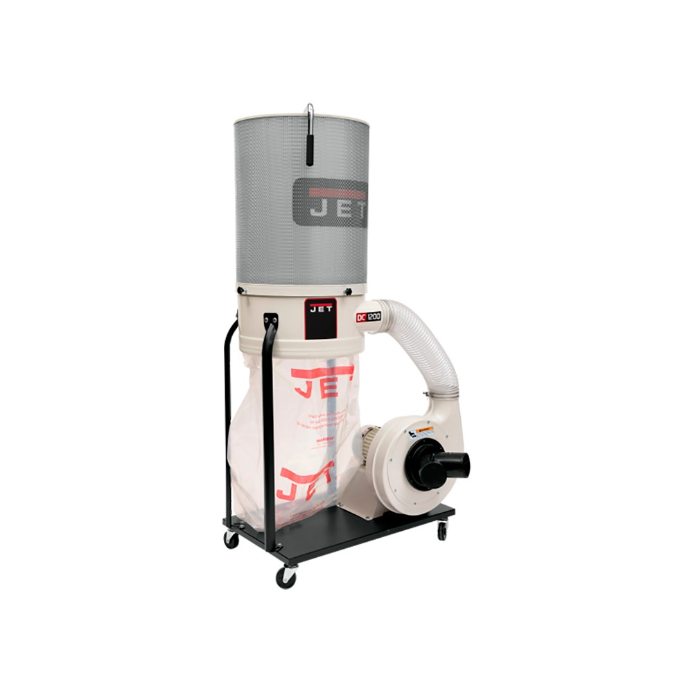 JET  Model DC-1200VX-CK3 2HP 3-Phase 230/460V Dust Collector W/ 2-Micron Canister Kit