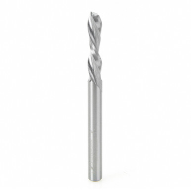 Amana Tool 46416 SC Spiral Plunge 1/4 D x 1-1/8 CH x 1/4 SHK x 3 Inch Long 2 Flute Down-Cut Router Bit