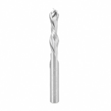 Amana Tool 46350 CNC SC Mortise Compression Spiral 1/4 D x 1 CH x 1/4 SHK x 2-1/2 Inch Long 2 Flute Router Bit
