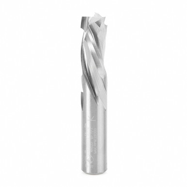 Amana Tool 46022 CNC SC Mortise Compression Spiral 1/2 D x 1 CH x 1/2 SHK x 3 Inch Long 3 Flute Router Bit