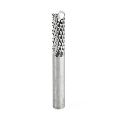 Amana Tool 46110 Abrasive Type Plunge Diamond Pattern, Composite Cutting 1/4 D x 3/4 CH x 1/4 SHK x 2 Inch Long Router Bit