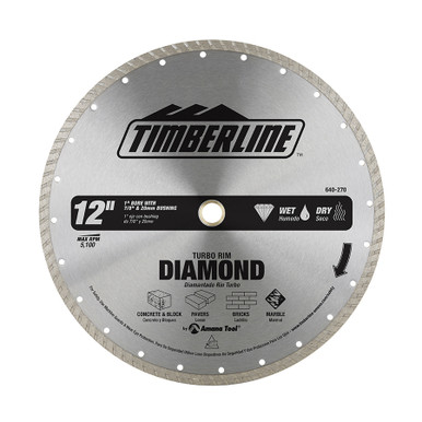 4-Pack 7-Inch Diamond Turbo Circular Saw Blades – Wet/Dry For Tile, Concrete, Masonry