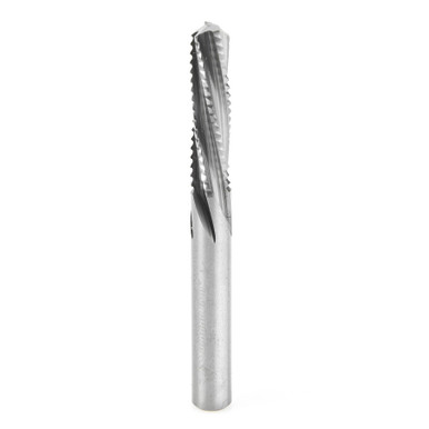 Amana Tool 46133 Carbide Tipped SC Roughing Spiral, Multi-Flute 1/4 D x 1 CH x 1/4 SHK x 2-9/16 Inch Long Router Bit for Composite Materials