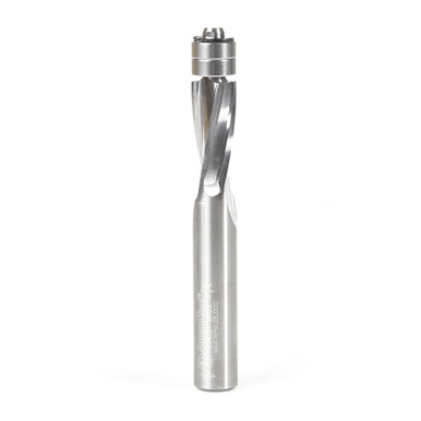 Amana Tool 51438 SC Spiral, Plastic Flush Trim 1/2 D x 1-1/8 CH x 1/2 SHK x 4 Inch Long Double BB Router Bit