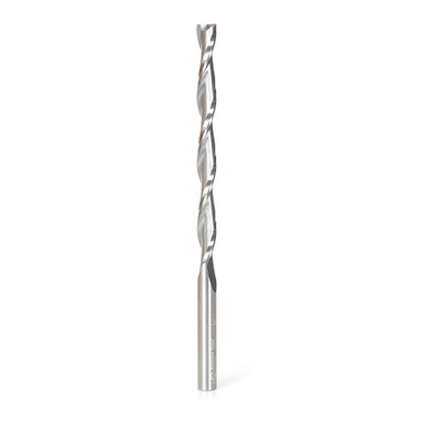 Amana Tool 46279 CNC Solid Carbide Foam Cutting Up-Cut Spiral 3/8 Dia x 4-1/2 Cut Height x 3/8 Shank x 7 Inch Long Flat Bottom Router Bit