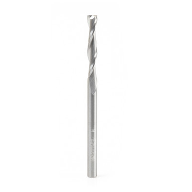 Amana Tool 46271 CNC Solid Carbide Foam Cutting Up-Cut Spiral 3/16 D x 1-1/8 CH x 3/16 SHK x 3 Inch Long Flat Bottom Router Bit