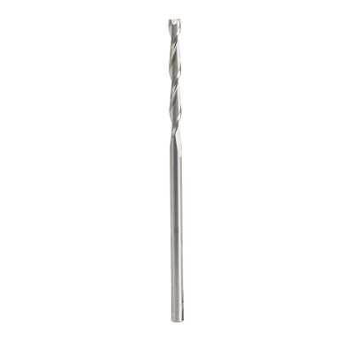 Amana Tool 46269 CNC Solid Carbide Foam Cutting Up-Cut Spiral 1/8 D x 1-1/16 CH x 1/8 SHK x 3 Inch Long Flat Bottom Router Bit