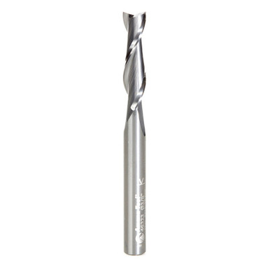 Amana Tool 46323 SC Spiral Plunge 3/8 D x 1-1/2 CH x 3/8 SHK x 4 Inch Long 2 Flute Up-Cut Router Bit