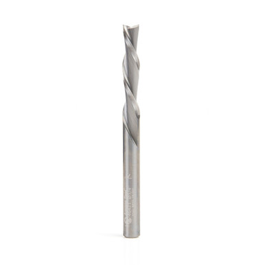 Amana Tool 46421 SC Spiral Plunge 1/4 D x 1-1/4 CH x 1/4 SHK x 3 Inch Long 2 Flute Down-Cut Router Bit