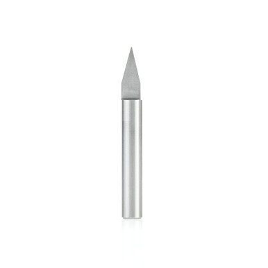 Amana Tool 45620 Solid Carbide 30 Degree Engraving 0.0108 Tip Width x 1/4 SHK x 2 Inch Long Signmaking Router Bit