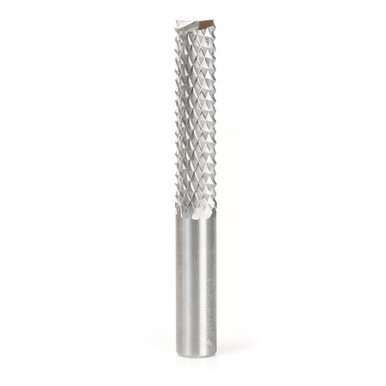 Amana Tool 46123 Abrasive Type Plunge Diamond Pattern, Composite Cutting 1/2 D x 2-1/8 CH x 1/2 SHK x 4 Inch Long Router Bit