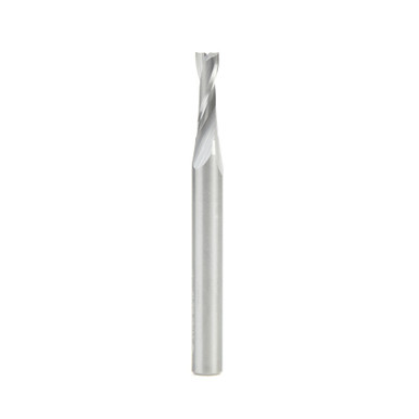 Amana Tool 51763 SC CNC Spiral Double O Flute, Plastic Cutting 3/16 Dia x 5/8 CH x 1/4 Shank x 2-1/2 Inch Long Up-Cut Router Bit