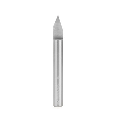 Amana Tool 45601 SC 45 Degree Engraving 0.005 Tip Width x 1/4 SHK x 2-1/4 Inch Long Signmaking Router Bit