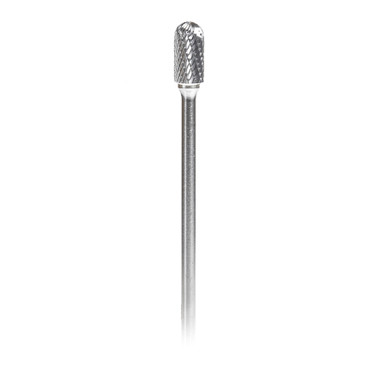 Amana Tool BURS-126 Radius Cylinder SC Head 1/2 D x 1 CH x 1/4 SHK x 7 Inch Long Double Cut SC Burr Bit