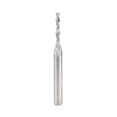 Amana Tool 46176 CNC Solid Carbide Compression Spiral 1/8 D x 13/16 CH x 1/4 SHK x 2-1/2 Inch Long Router Bit