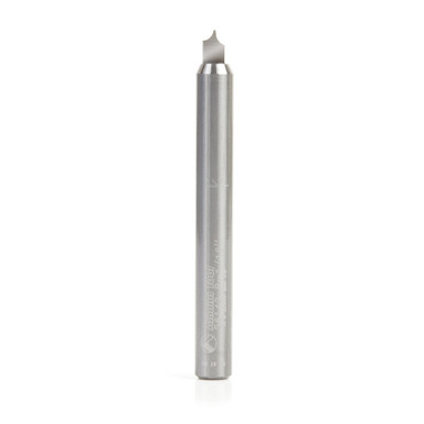 Amana Tool 56142 Carbide Tipped Point Cutting Roundover 1/16 R x 9/64 D x 7/32 CH x 1/4 SHK x 2-1/4 Inch Long Router Bit for Beadboards