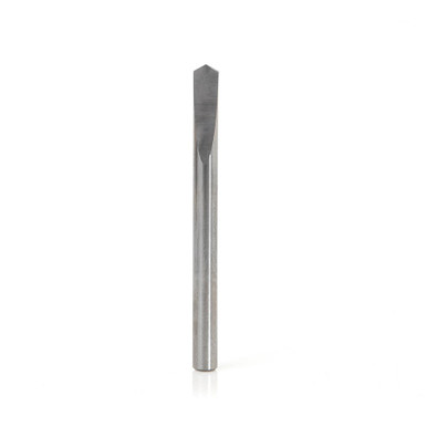 Amana Tool 51682 SC Spiral for Steel, Stainless Steel & Non Ferrous Material 1/8 D x 7/16 CH x 1/8 SHK x 1-1/2 Inch Long Spade Drill / CNC Router Bit