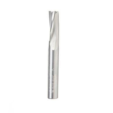 Amana Tool 46330 Solid Carbide Slow Spiral 3/8 D x 1 CH x 3/8 SHK x 3 Inch Long Up-Cut 3-Flute Router Bit