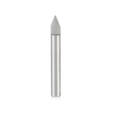 Amana Tool 45623 Solid Carbide 45 Degree Engraving 0.042 Tip Width x 1/4 SHK x 2 Inch Long Signmaking Router Bit