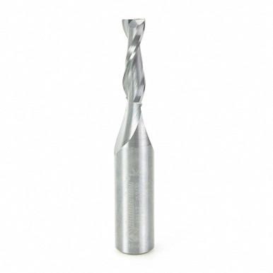 Amana Tool 46117 SC Spiral Plunge 9/32 D x 1 CH x 1/2 SHK x 3 Inch Long 2 Flute Up-Cut Router Bit