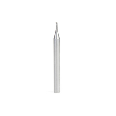 Amana Tool 57300 Metric SC CNC Spiral O Single Flute, Aluminum Cutting 2 D x 6 CH x 6 SHK x 64mm Long Up-Cut Router Bit with Mirror Finish