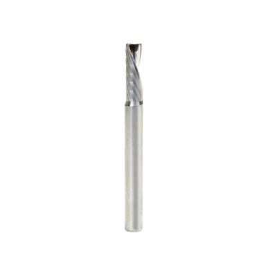 Amana Tool 46427 SC Slow Spiral ‘O’ Flute, Acrylic Cutting 1/4 D x 3/4 CH x 1/4 SHK x 2-1/2 Inch Long Down-Cut Single Flute Router Bit