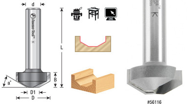 Raised Panel Router Bits | Style A for CNC & Handheld Routers