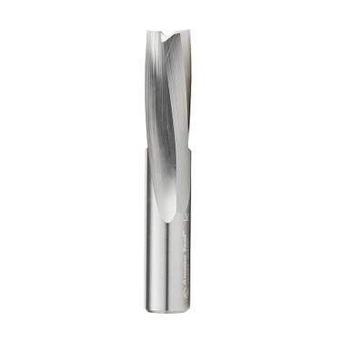 Amana Tool 46492 SC Slow Spiral O Flute, Acrylic Cutting 1/2 D x 1-1/4 CH x 1/2 SHK x 3 Inch Long Down-Cut 2 Flute Router Bit