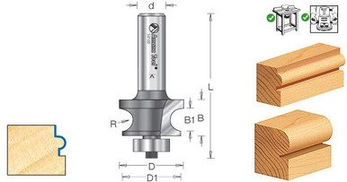 Corner Beading Router Bits - Antique Reproduction Tools, Carbide Tipped