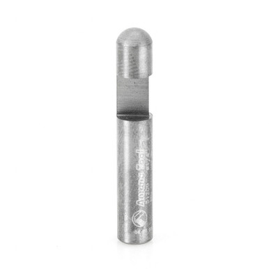 Amana Tool 51200 Solid Carbide Panel Pilot Flush Trim 1/4 D x 1/4 CH x 1/4 SHK x 1-1/2 Inch Long Single Flute Router Bit