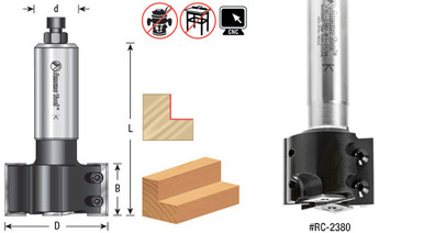 Rabbeting Router Bit with Scorer - CNC Precision Cutting Tool