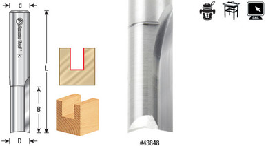 Carbide Straight Plunge Router Bits - High-Speed Wood Cutting