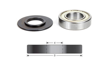 Ball Bearing Shaper Cutter Accessories - Template Shaping Tools