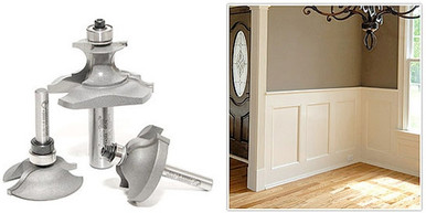 Wainscot Router Bit Set - Amana Tool for Elegant Paneling