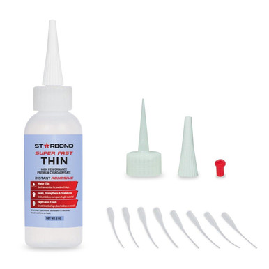 Starbond Super Fast Thin CA Glue EM-02, 2 ounce
