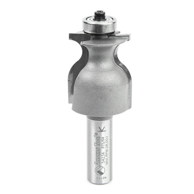 Amana Tool 54234 Carbide Tipped Architectural Molding 1/2 x 1/4 R x 1-3/16 D x 1-3/8 CH x 1/2 Inch SHK Router Bit
