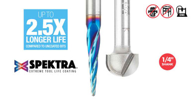 CNC Carving Router Bits Set - Save 25% on 2-Piece Pack