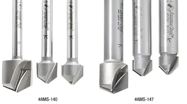 ACM Router Bits for Aluminum - V-Groove Folding Cutter