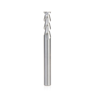 Amana Tool 51832 CNC Solid Carbide Aluminum and Acrylic Cutting 55 Deg Helix End Mill 1/4 Dia x 3/4 Cut Height x 1/4 Inch Shank