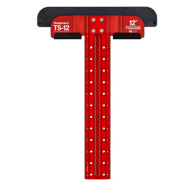 Woodpeckers TS-12-20 Precision Woodworking T-Square - 12 Inch with Rack-It