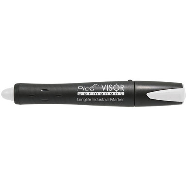Pica 990/52/SB Visor Permanent Refillable Multi-Use Marker - WHITE