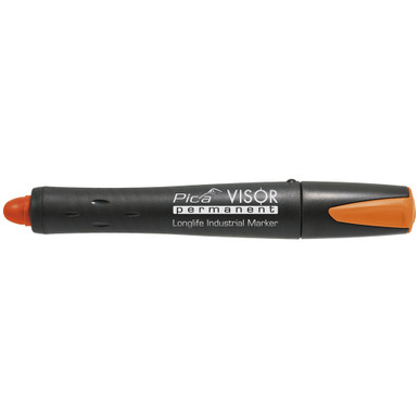 Pica 990/054 Visor Permanent Refillable Multi-Use Marker - FLUORESCENT ORANGE