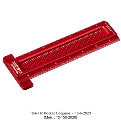 Woodpeckers TS-150-2020 Pocket T-Square - 150mm