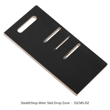 Woodpeckers SSCMS-DZ StealthStop Miter Sled Drop Zone